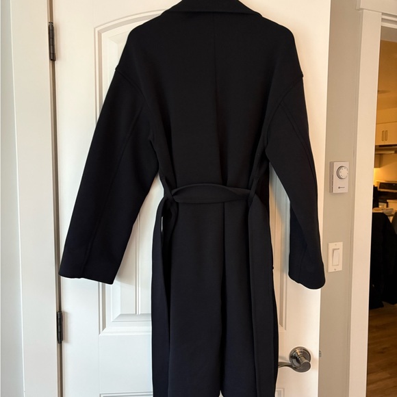 Lululemon Athletica Black Belted Wrap Coat - Picture 2 of 5